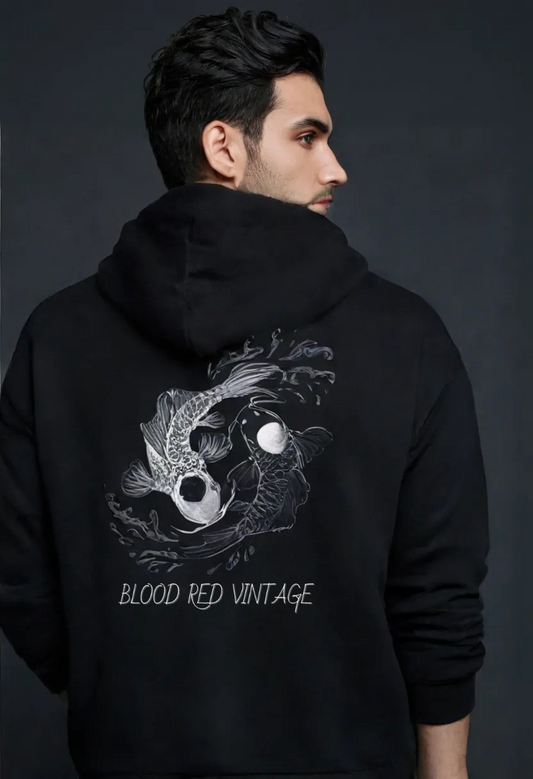 ORIGINAL Koi Fish Yin Yang Hoodie