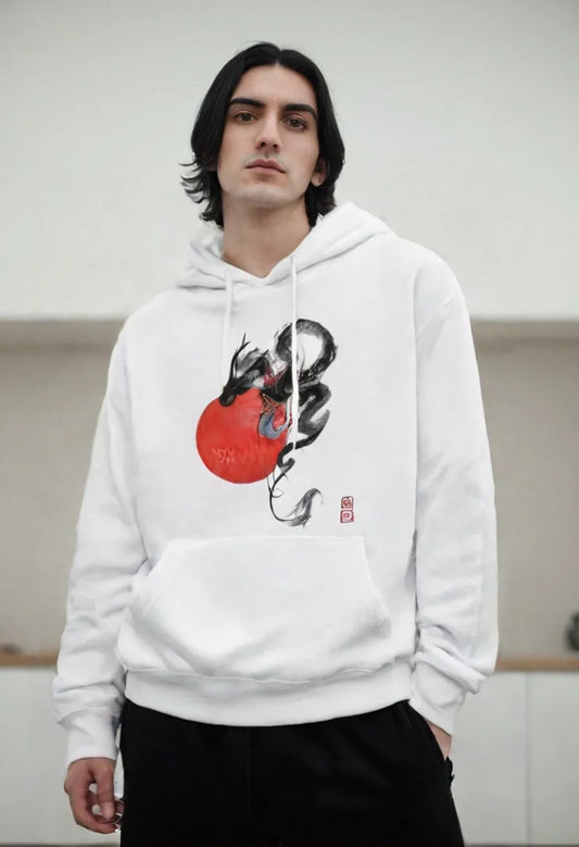 BLOOD RED VANTAGE Dragon Style Hoodie